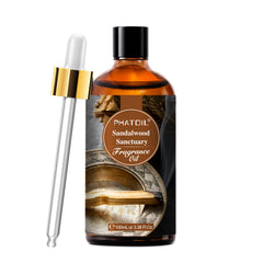 PHATOIL Premium Grade Fragrance Oil Sandalwood Essential Oil for Soap & Candle Making, Aromatherapy, 100ml, Sandalwood Sanctuary Scents