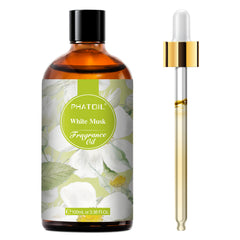 3.38 Fl Oz White Musk Fragrance Oils for Diffuser, Aromatherapy, DIY Soap Making Scent