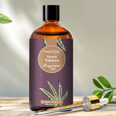 PHATOIL Sweet Tobacco Fragrance Oils for Aromatherapy, Diffuser, Relaxation, Yoga, Skin Care, DIY Candle and Soap Making, 3.38 fl oz