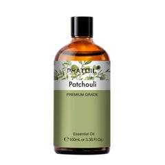 PHATOIL 100ml Patchouli Essential Oils for Diffuser, Air Purifier, Skin Care, Massage, Candle Making, , Bath Bombs