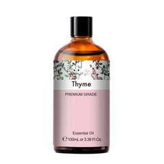 PHATOIL 100ml/3.38 fl.Oz Thyme Essential Oils for Diffusers Humidifier, Therapeutic Grade, 100% Pure Natural
