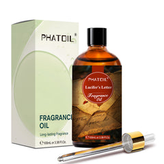 PHATOIL 100ml Fragrance Oil for Candle Making, Natural Essential Oil for Diffuser, Aromatherapy Oil for Soap Making, Lucifer's Letter Scents