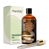 PHATOIL Premium Grade Fragrance Oil Sandalwood Essential Oil for Soap & Candle Making, Aromatherapy, 100ml, Sandalwood Sanctuary Scents