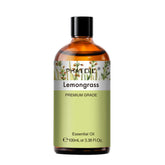 PHATOIL Lemongrass Essential Oils for Aromatherapy Massage Relaxation 100ml/3.38 fl.Oz