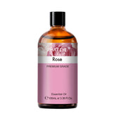 PHATOIL 3.38 Fl Oz Rose Essential Oil for Skin, Natural Rose Oil for Diffuser, Face, Aromatherapy, Hair Care, Scalp and Body Massage, Floral Scent