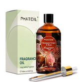 PHATOIL Premium Grade Fragrance Oil Essential Oil for Soap, Candle Making, Aromatherapy, 100ml, Champagne Grapes Roses Scents