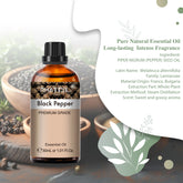 PHATOIL Black Pepper Essential Oils for Diffusers Humidifier 100% Pure Natural Aromatherapy Massage Bath Sleep Relaxation 30ml/1.01 fl.Oz