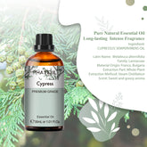 PHATOIL Cypress Essential Oil 30 mL (1 oz) 100% Pure, Undiluted, Therapeutic Grade