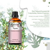 PHATOIL Thyme Essential Oils for Diffusers Humidifier 100% Pure Natural Aromatherapy Massage Bath Sleep Relaxation 30ml/1.01 fl.Oz