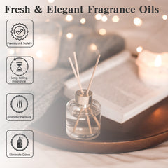 PHATOIL Baby Powder Fragrance Oils for Aromatherapy, Diffuser, Relaxation, Yoga, Skin Care, DIY Candle and Soap Making, 3.38 fl oz
