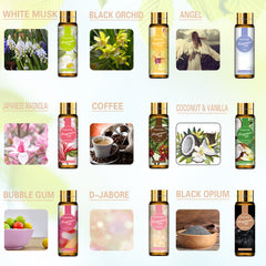 Floral Fragrance Oil Set 9Pcs x 10ML Gift Box