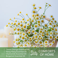 PHATOIL 30ML Chamomile Essential Oil for Diffuser, 100% Natural Chamomile Oil for Skin Care Aromatherapy Soap Making Scent