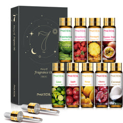 Fruit Fragrance Oil Set 9Pcs x 10ML Gift Box