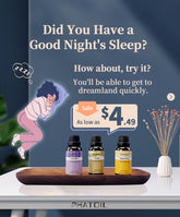 Essential oils for sleep, the mysterious key to unlocking deep sleep.