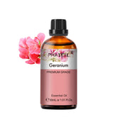 PHATOIL 30ml/1.01 fl.Oz Geranium Essential Oils for Diffusers Humidifier 100% Pure Natural Aromatherapy Massage Bath Sleep Relaxation