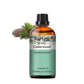 PHATOIL Cedarwood Essential Oils for Diffusers Humidifier 100% Pure Natural Aromatherapy Massage Bath Sleep Relaxation 30ml/1.01 fl.Oz