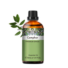 PHATOIL Camphor Essential Oils for Diffusers Humidifier 100% Pure Natural Aromatherapy Massage Bath Sleep Relaxation 30ml/1.01 fl.Oz
