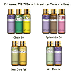 PHATOIL Pure Essential Oils Set for Candle Making, Diffusers, Fragrance, Aromatherapy Scents, 9X10Ml