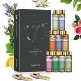 PHATOIL 9PCS Essential Oils Set, 100% Pure for Diffusers, Home Care, Candle Making Scents, Fragrance, Aromatherapy, Humidifiers, Gifts (9 x 10mL)