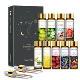 PHATOIL Fruit Fragrance Oil 9 Blends Set - Perfect for Candle Making, Freshie Scents, Diffuser Oil Scents