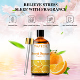 PHATOIL 100ml Sweet Orange Fragrance Oils Fruit Scented Oil for Candle Making, Soap Making, Aromatherapy and Diffuser