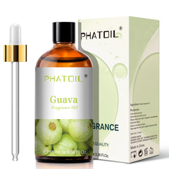 PHATOIL Guava Essential Oils Fruit Scented Oil 100ml, Fragrance Oil for Candle Making, Soap Making, Diffuser Oil