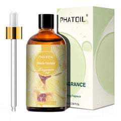 PHATOIL Black Orchid Fragrance Oils for Aromatherapy, Diffuser, Relaxation, Yoga, Skin Care, DIY Candle and Soap Making, 3.38 fl oz