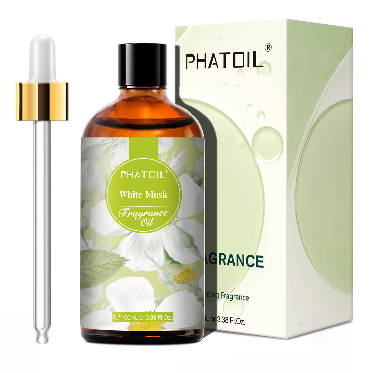 3.38 Fl Oz White Musk Fragrance Oils for Diffuser, Aromatherapy, DIY Soap Making Scent