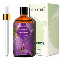 3.38 Fl Oz Parma Violet Fragrance Oils for Diffuser, Aromatherapy, DIY Soap Making Scent