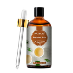 PHATOIL 100ml Tea Fragrance Oil for Diffusers, Home Care, Candle Making, Fragrance, Aromatherapy, Humidifiers, Tea Aroma Travel Scented Oil