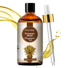 PHATOIL Dragons Blood Fragrance Oils for Aromatherapy, Diffuser, Relaxation, Yoga, Skin Care, DIY Candle and Soap Making, 3.38 fl oz