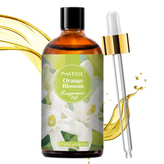 PHATOIL Orange Blossom Fragrance Oils for Aromatherapy, Diffuser, Relaxation, Yoga, Skin Care, DIY Candle and Soap Making, 3.38 fl oz