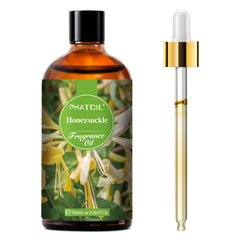 PHATOIL Honeysuckle Fragrance Oils for Aromatherapy, Diffuser, Relaxation, Yoga, Skin Care, DIY Candle and Soap Making, 3.38 fl oz