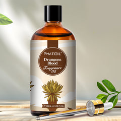 PHATOIL Dragons Blood Fragrance Oils for Aromatherapy, Diffuser, Relaxation, Yoga, Skin Care, DIY Candle and Soap Making, 3.38 fl oz