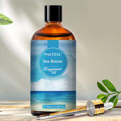 PHATOIL Sea Breeze Fragrance Oils for Aromatherapy, Diffuser, Relaxation, Yoga, Skin Care, DIY Candle and Soap Making, 3.38 fl oz