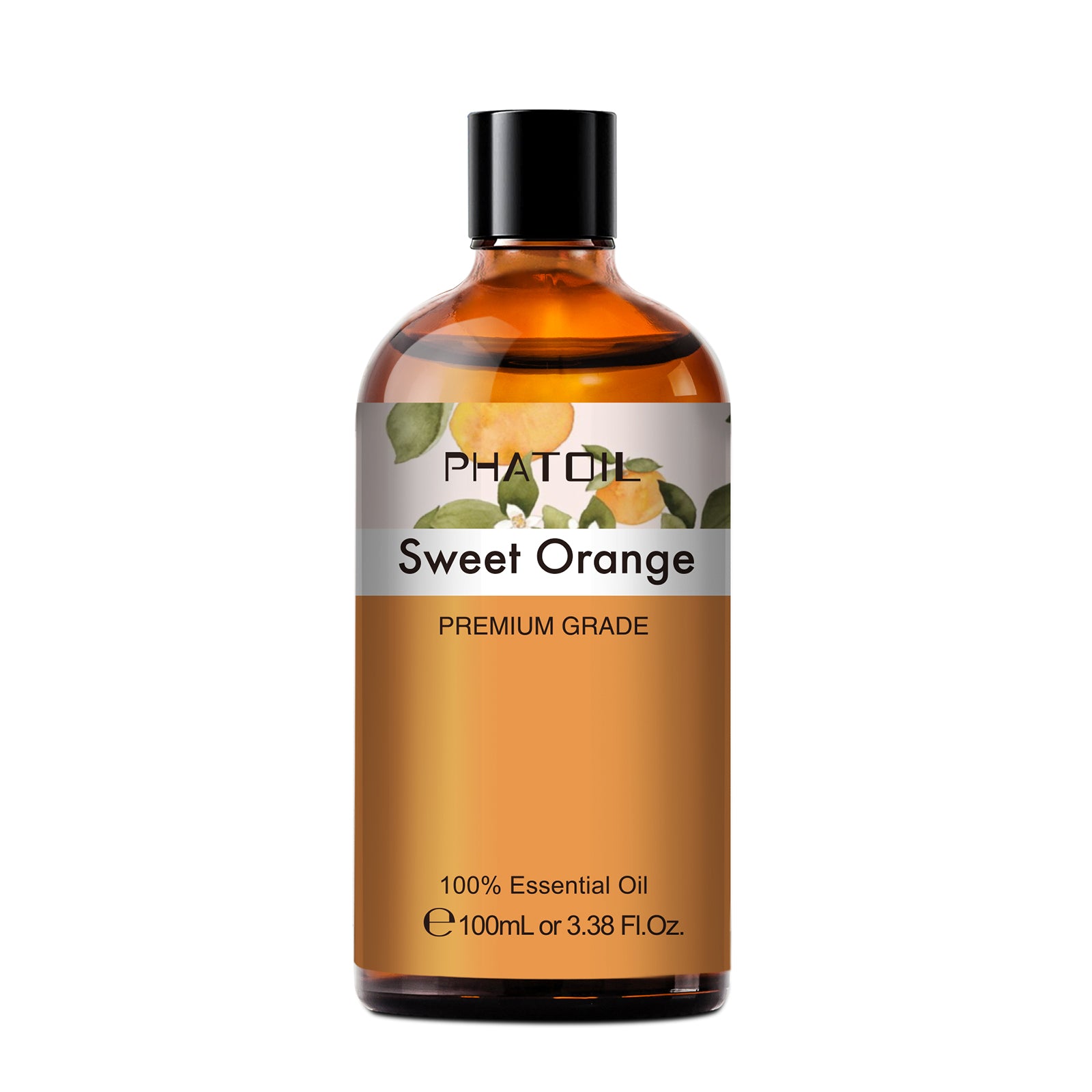 100% Sweet Orange Essential Oil-3.38Oz-Bottle-PHATOIL