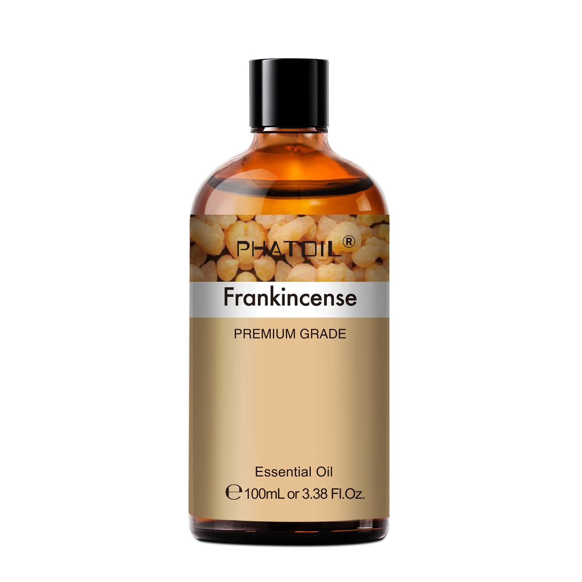PHATOIL 100ML Frankincense Essential Oil, Woody Scent Oil for Diffuser, Skin Care, Soap Craft, Candle Making