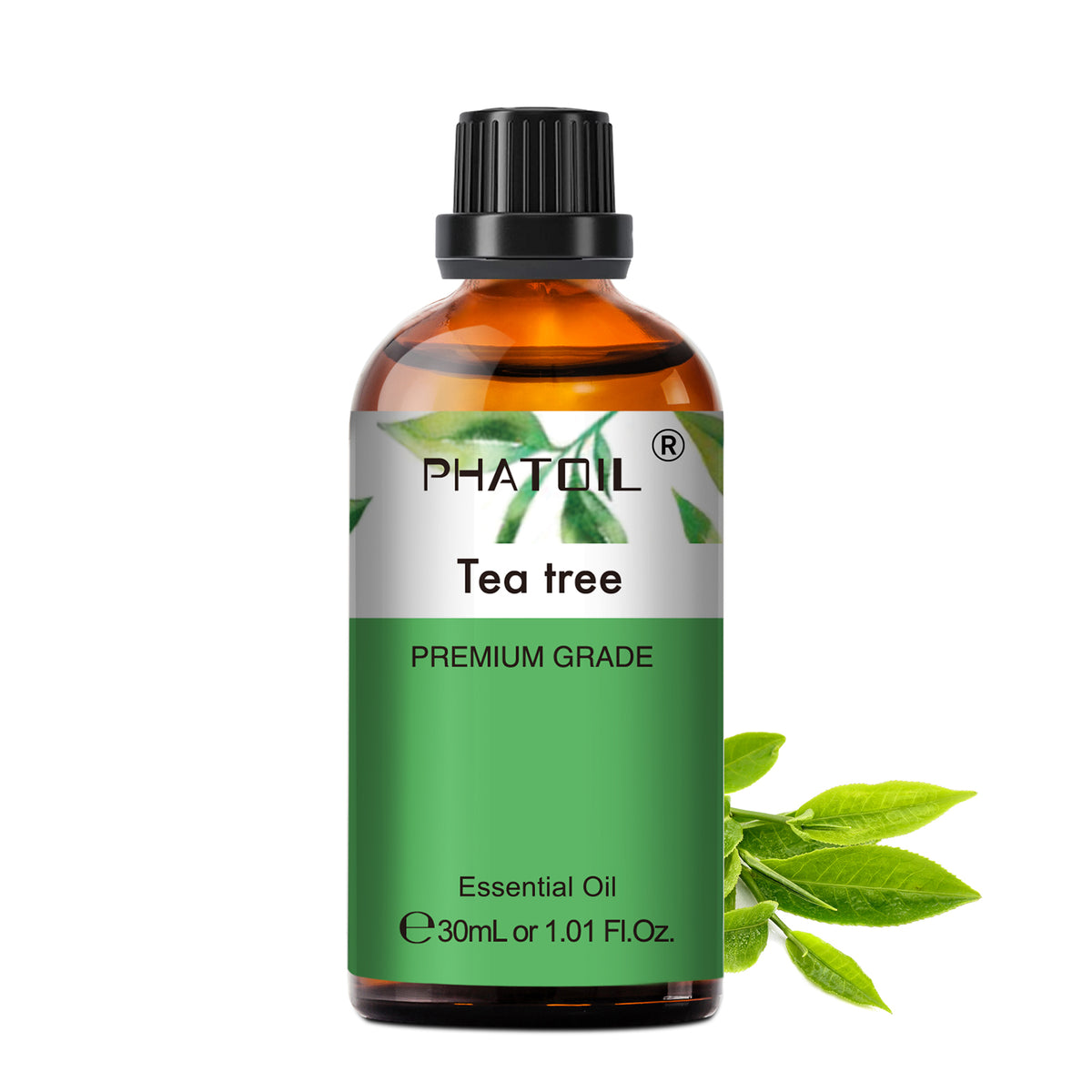 PHATOIL Tea Tree Essential Oils for Diffusers Humidifier 100% Pure Natural Aromatherapy Massage Bath Sleep Relaxation 30ml/1.01 fl.Oz