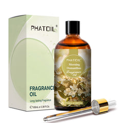 PHATOIL 100Ml Fragrance Oils for Aromatherapy, Essential Oils for Humidifier, Candle and Soap Making - Morning Osmanthus Scent Oil