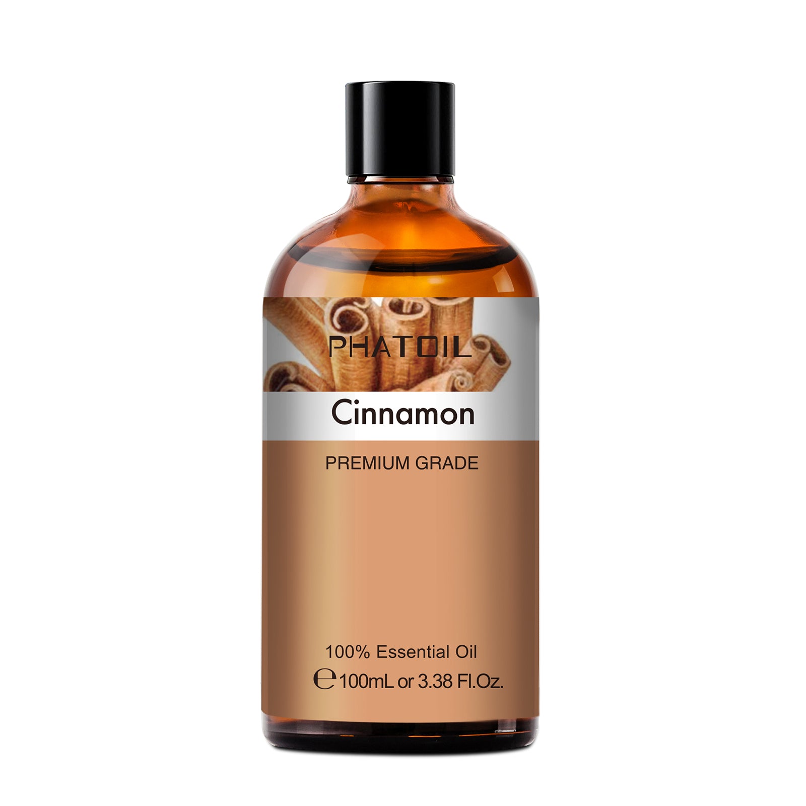 100% Cinnamon Essential Oil-3.38Oz-Bottle-PHATOIL