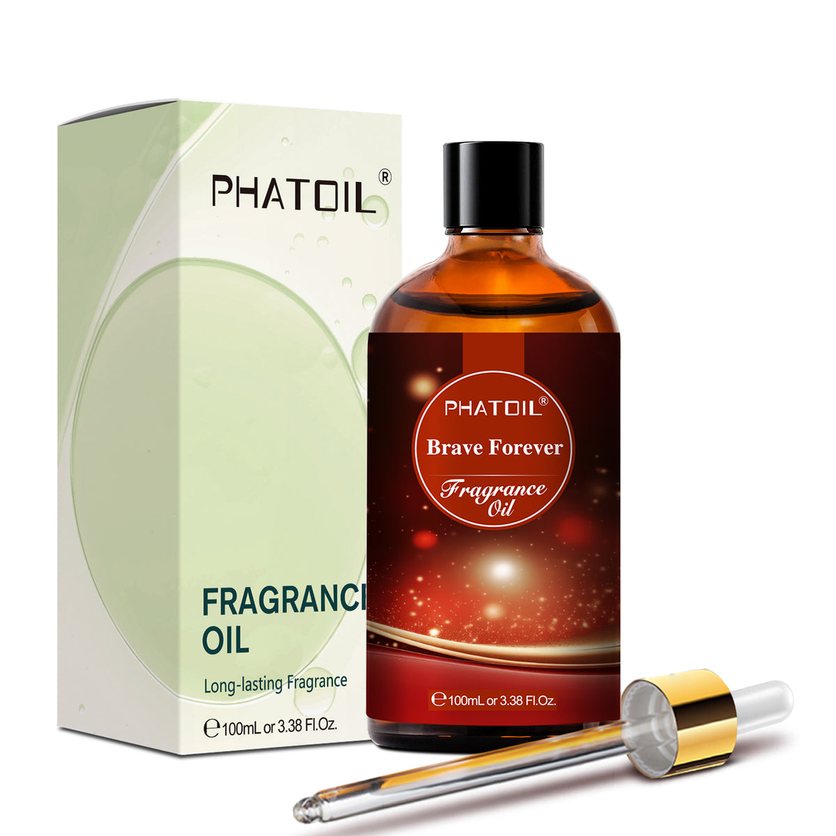 Phatoil 100Ml Fragrance Oil Air Diffuser Essential Oils For Relaxation, Brave Forever Scents