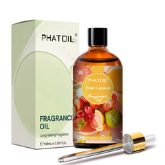 PHATOIL 100ml Fragrance Oil for Candle Making, Aromatherapy Oil for Soap Making, Natural Candle Essential Oil for Diffuser, Fruit Scents