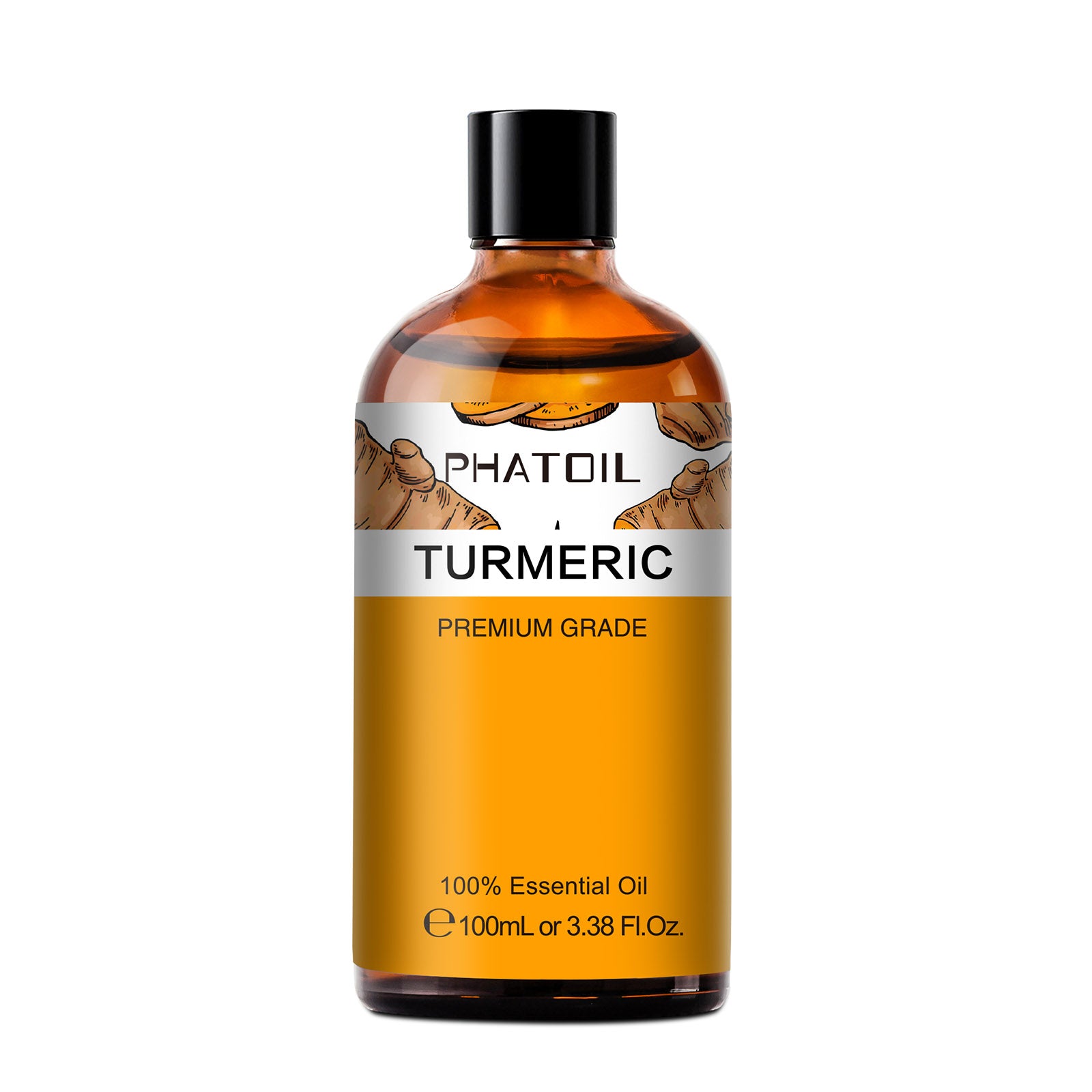 100% Turmeric Essential Oil-3.38Oz-Bottle-PHATOIL