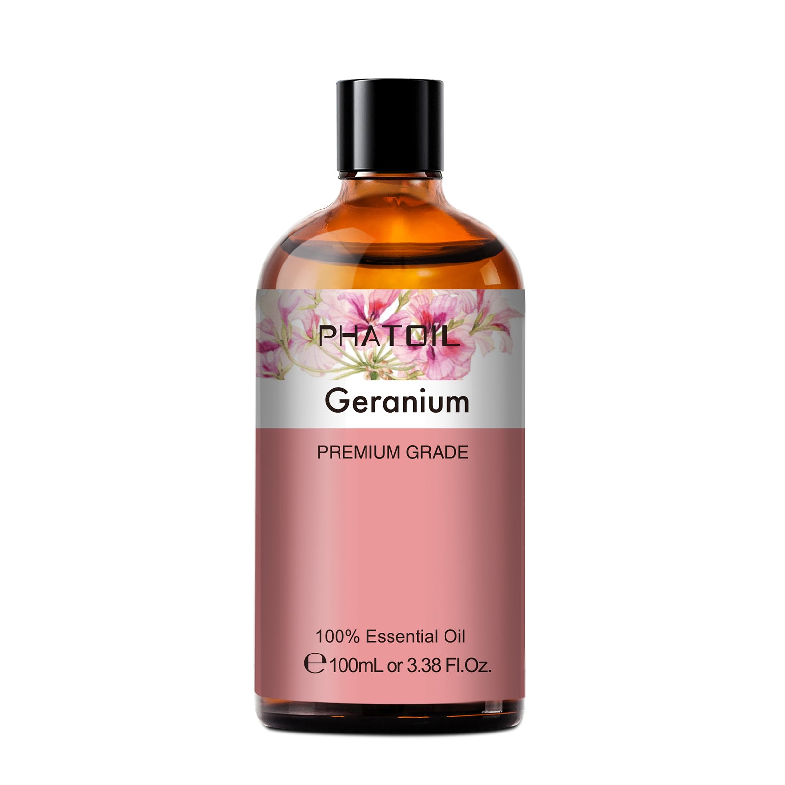 100% Geranium Essential Oil-3.38Oz-Bottle-PHATOIL