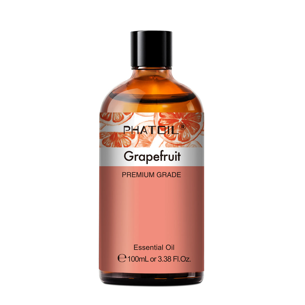 PHATOIL Grapefruit Essential Oils 100% Pure for Diffuser, Candle Making, Grapefruit Oil for Aromatherapy, Home Care, Humidifiers, 3.38 fl.Oz
