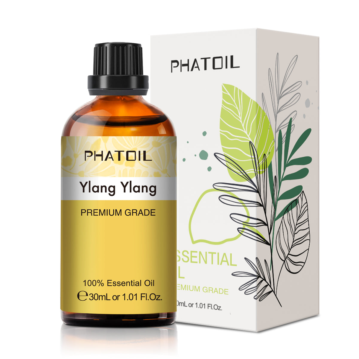 100% Ylang Ylang Essential Oil-1.01Oz-Package-PHATOIL