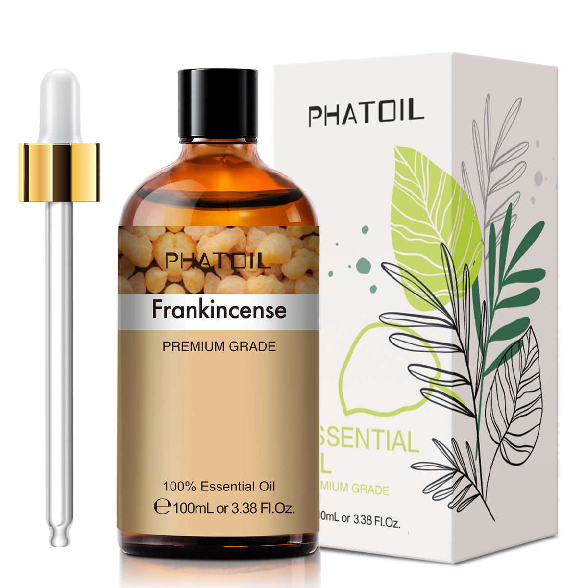 100% Frankincense Essential Oil-3.38Oz-Package-PHATOIL