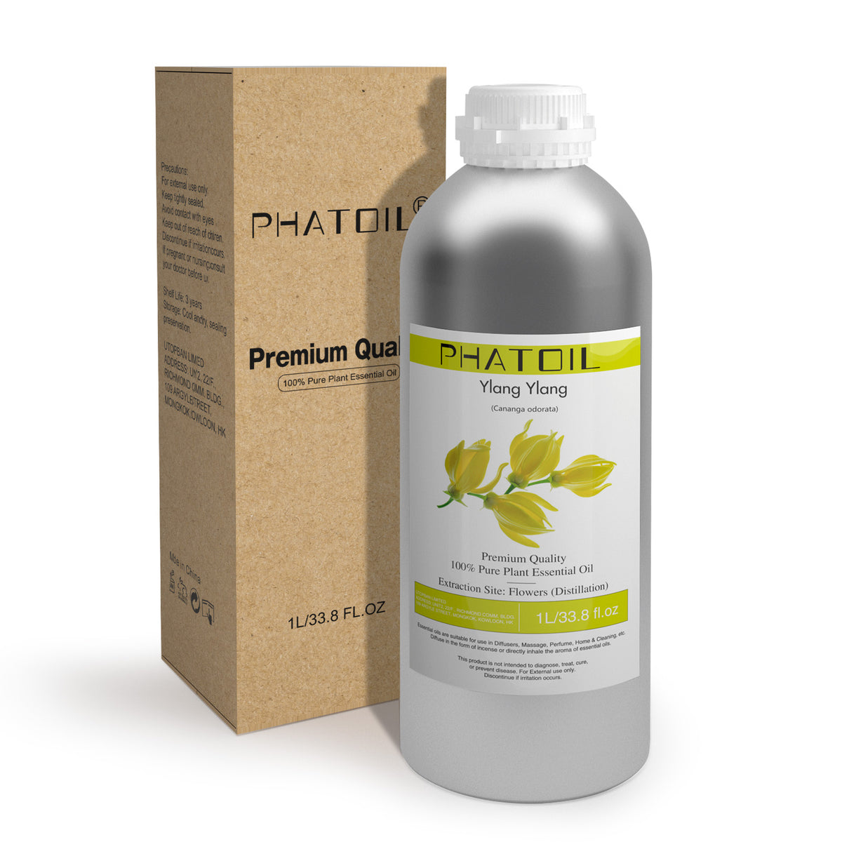 100% Ylang Ylang Essential Oil-33.8Oz-Package-PHATOIL