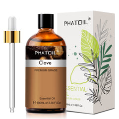 3.38 Fl Oz Clove Bud Essential Oils for Hair, Skin, Diffuser, Aromatherapy, DIY Soap Making Scent