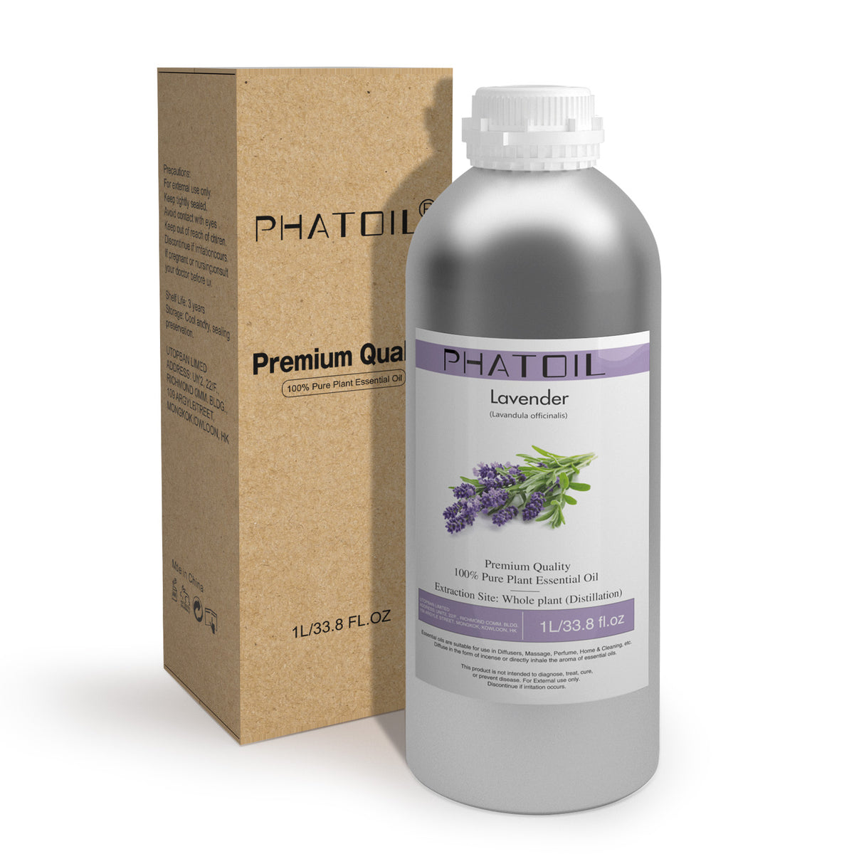 100% Lavender Essential Oil-33.8Oz-Package-PHATOIL